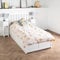 Home Treats Single Ottoman Bed Frame White Wooden Storage Bed Slatted Headboard 90 x 190cm 3ft (No Mattress)