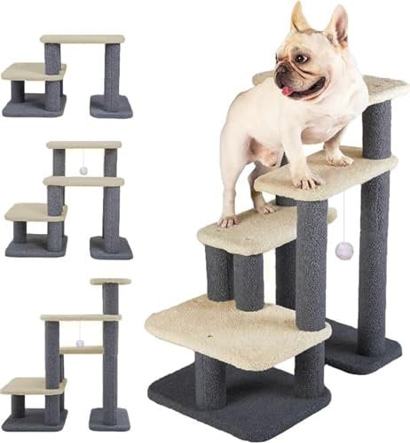 Steps Hundeleiter, Kletterleiter für Hunde und Katzen, kleine ältere Tiere