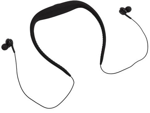 Goshyda Earphone, IPX8 Waterproof Blue + Black Sports Headphones, In Water for Swimming MP3 Music Player Diving FM Radio Player