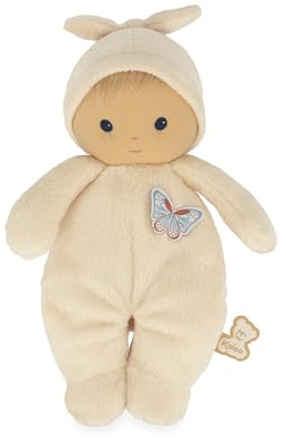 Kaloo - Very Soft and Fluffy Baby Doll - Soft and Tender Body - Fabric Doll - Cream Color - 24cm - Washable - From Birth - K222000