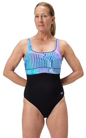 Speedo Damen Shaping Contour Eclipse 1 Piece Badeanzug (1er Pack)