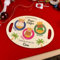 Bandeja de Navidad Personalizada de Madera Con Nombre - Reyes Magos y Papá Noel (Diseño 1, Ovalada)