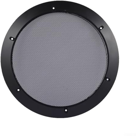 Lautsprecher-Schutzgitter-Abdeckung, Auto-Hochglanz-Audio-Lautsprecherabdeckung, Netzgitter, für 30,5 cm (12 Zoll) Modelle in Autos und Häusern (schwarz)
