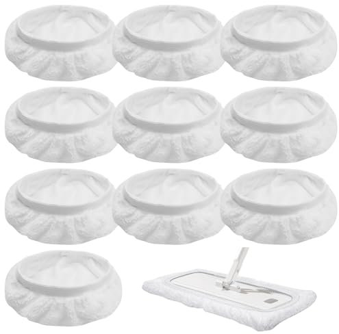 Lot de 10 tampons de nettoyage à vapeur pour nettoyeur à vapeur portatif compatibles avec les nettoyeurs à vapeur Bissell Steam Shot, Wagner, Pursteam, Dupray, Comforday, accessoires de nettoyage