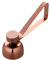 perfk Top à œuf en acier inoxydable séparateur de coquille d'oeuf d'oeuf portable à la rouille pour gadget de cuisine d'oeuf à œufs durs bruts ou, or Rose