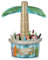 FunX Aufblasbare Palme Getränkekühler - Party und Festival Accessoire im Beach Look - Ideal für Gartenparty, Sommerparty oder Poolparty - 94 x 90 cm