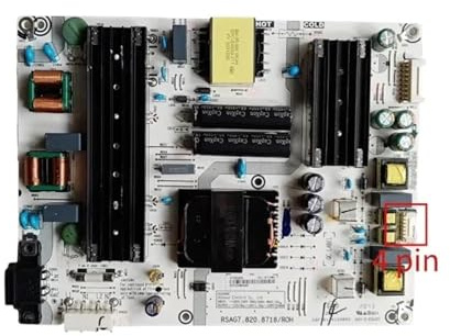 Scheda madre TV Power compatibile con Hisense 65R6E3 65R6E4 65H6570G 65R7G5 65A7100FTUK 65A7100 RSAG7.820.8718/ROH HLL-4365WU 278428 (4 pin)