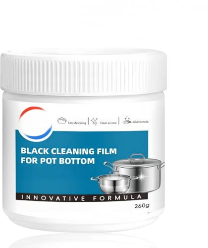 Grease Remover for Cookware, Heavy Duty Oven Cleaner & Degreaser Paste, Powerful Burnt Residue Remover for Cookware, Stainless Steel Cleaning & Polishing Wax, Multi-Purpose Kitchen Cleaning Agent