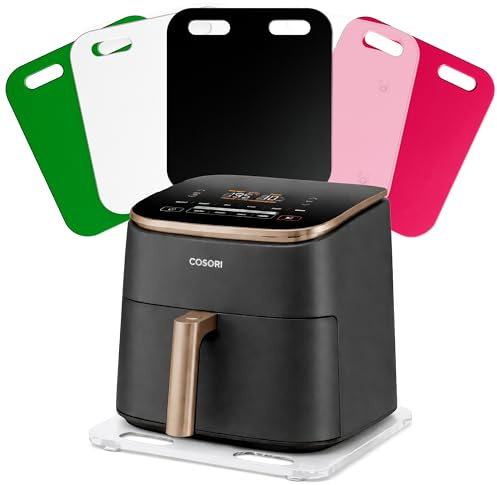 Lieblingsmensch Acryl Gleitbrett für COSORI TurboBlaze Heißluftfritteuse | Farbwahl | 36x30cm | Passend für TurboBlaze 6L | CAF-DC601 | rutschfest & verschiebbar | sicherer Stand einfache Handhabung