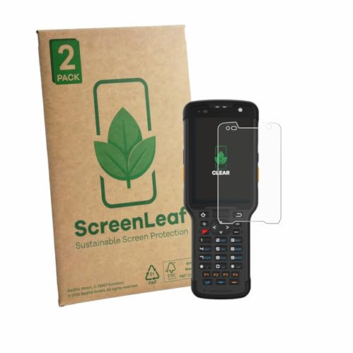 ScreenLeaf 2 Stück Schutzfolie für Newland Speedata SD35 Leo [nachhaltiger Displayschutz, Folie, transparent, kratzfest]
