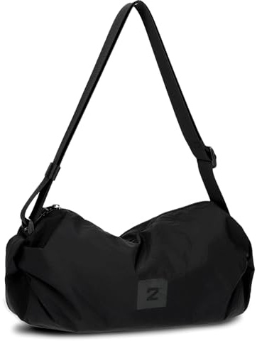 Zwei Damen Moon Bag BONNY BO70 Umhängetasche 6 Liter, leichte Nylon Crossbody Bag im Casual Stil, sportliche Handtasche mit Reißverschluss, Innenfächern, wasserabweisend