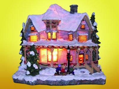 Deko Landhaus Villa beleuchtet Licht02