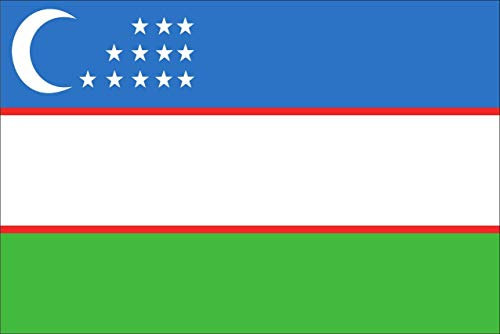 flaggenmeer® Flagge Usbekistan 80 g/m² ca. 60 x 90 cm