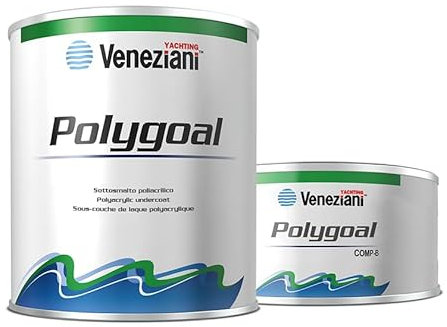 Veneziani Polygoal Sottosmalto poliuretanico bicomponente, colore: Bianco, size: 750 ml