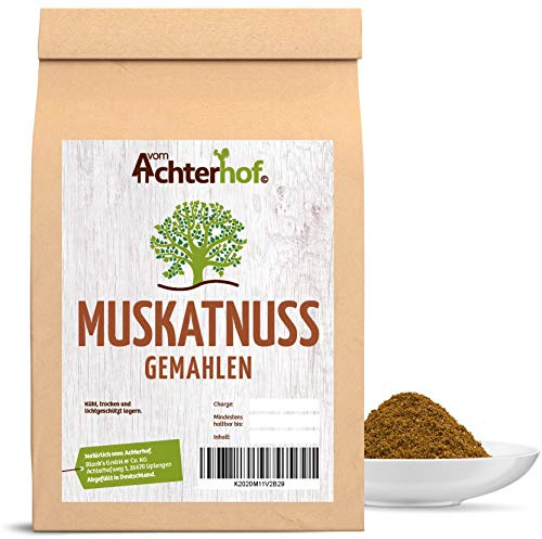 100 g Muskatnuss gemahlen Premium Qualität natürlich vom-Achterhof Muskat gerieben