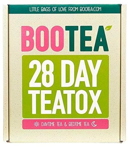 Bootea 28-Day Teatox, Natural Tea with Ginseng, Dandelion & Psyllium, Energy Boost, Improved Rest & Digestion & Hormone Balance for Men & Women, No Caffeine Cleanse Blend