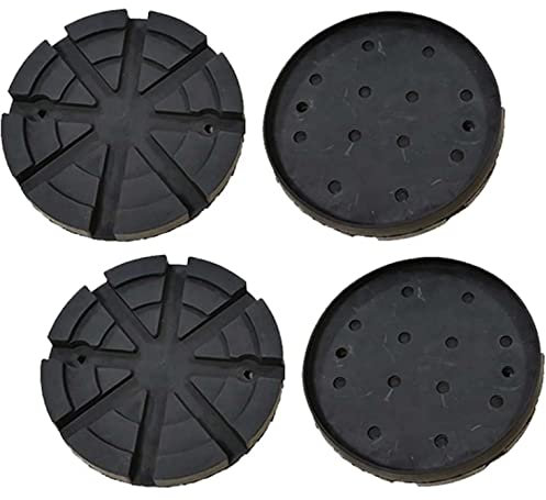 FILAVERSE 4X Gummiauflagen für NUSSBAUM AMI Hebebühne | Ø125/120mm H24mm | 4er Set Aufnahmeteller Gummipads 2-Säulen Bühne | Sicherer Halt