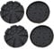 FILAVERSE 4X Gummiauflagen für NUSSBAUM AMI Hebebühne | Ø125/120mm H24mm | 4er Set Aufnahmeteller Gummipads 2-Säulen Bühne | Sicherer Halt