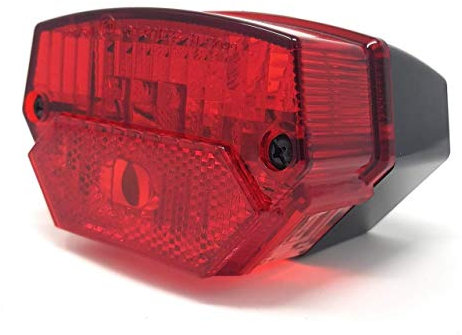 Alchemy Parts Motorbike Stop Tail Rear Light for Monkey Bike Trike Custom Chopper & Quad BLACK