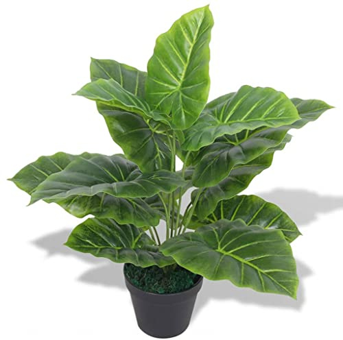 vidaXL Plante Artificielle avec Pot Taro 85 cm Vert