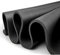 Gloop Hochwertige Yogamatte mit Tragegurt XXL Format für Pilates, Gymnastik, Fitness und Yoga, Erwachsene (Unisex), Schwarz, 200 x 100 x 1,50 cm