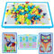 YJZQ Puzzle Mosaique Jeu De Mosaïques Jeu Manufacture 290pcs en Forme Clous champignon Jeu Educatif DIY Cadeau Garçon Fille Age 3-8 Ans