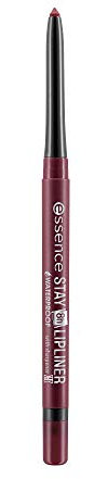 essence stay 8h waterproof lipliner, Lip Pencil, Lippenkonturenstift, Nr. 07 I am shooketh!, rot, langanhaltend, matt, vegan, wasserfest, Nanopartikel frei (0,28g)