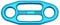 KONG Gigi Multi Belay Plate, Mehrzweck-Teller, 859B00400KK, Cyan,