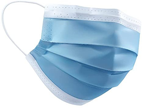 A&G-heute Marke 50 Stück Masken Vlies 3-lagig Box mit Gummibandhalterung Ohrschlaufen 50