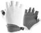 Fahrradhandschuhe Halbfinger,MoreChioce Atmungsaktiv Radhandschuhe Damen Herren Mountainbike Handschuhe Rennrad Handschuhe Stoßdämpfung Rutschfeste MTB Handschuhe Weiß,L (Breite: 16 cm)