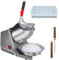 Reespring Máquina de hielo afeitado, máquina de cono de nieve con hoja de acero inoxidable,