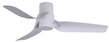 Lucci air Deckenventilator Nautica, Ventilator mit Beleuchtung, Deckenlüfter mit 3 Flügeln, inkl. Fernbedienung, Ø 132 cm
