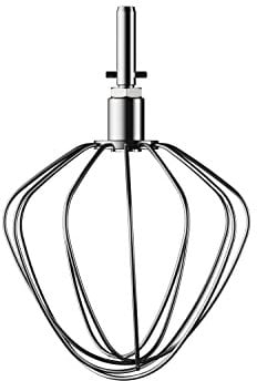 Kenwood Fouet en acier inoxydable KAT51.000SS - Accessoire pour robot de cuisine Kenwood - Fouet ballon compatible avec tous les robots de cuisine Chef - Passe au lave-vaisselle - Acier inoxydable -