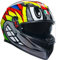 AGV K3 Birdy 2.0 Integralhelm (grau/gelb/rot), L (59)