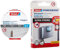tesa Montageband Tapete&Putz, 10 kg Haltekraft pro Meter - 5 m x 19 mm & Powerbond Ultra Strong Klebepads/Doppelseitige Pads für die Montage im Innen- 6 cm x 2 cm (1er Pack)