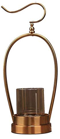 Kerzenleuchter-Rentier Teelichthalter Glas Votiv-Eisen Kerzenhalter Weihnachtsdekorationen Minimalistischer Kerzenständer für (Größe: 38 cm) (45 cm)