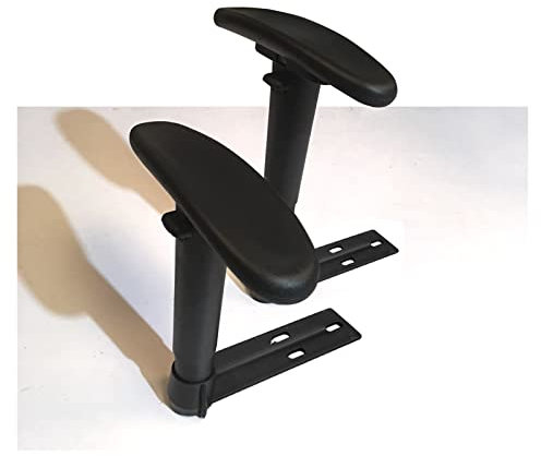BORSAD Reemplazo De Reposabrazos Giratorio Y De Elevación De Piezas De Silla De Juego De Silla De Carreras (Color : 3 Holes b, Tamaño : A Pair)