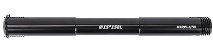 catazer Asse passante per mozzo per bici da strada MTB 12 mm x 100 15 mm x 110 12 mm x 142/148 mm anteriore posteriore perno passante con passo filettatura 1,5 mm (anteriore 15 mm x 158 【Adatto per 15