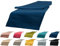 beties Samt&Sonders Tischläufer ca. 40x140 cm dekorativer Jeansnaht, aus deutschem Unternehmen in hochwertiger Qualität, Farbe: Admiral-blau