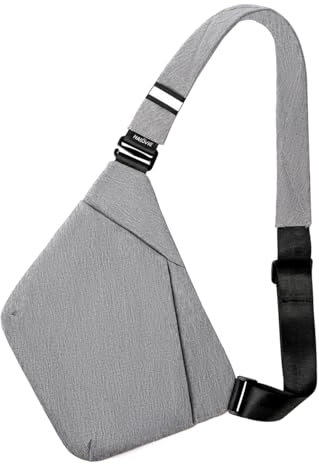 HALOVIE Brusttasche Herren mit RFID Schutzfach Schultertasche Sling Bag für Alltag Pendeln und Städtereisen