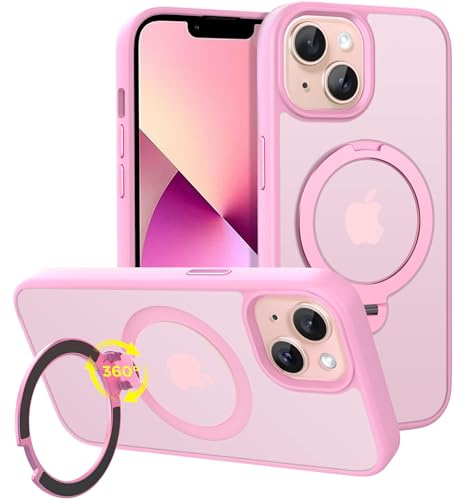 CACOE für iPhone 13/14 Hülle mit Kameraschutz, Kompatibel mit MagSafe, Stoßfeste Kratzfeste Magnetische Rückseite Handyhülle für iPhone 13/14 Hülle