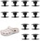 UEAVOID 12 pares de botones de remache de cocodrilo, hebilla hembra, hebilla masculina, broches de plástico, sujetadores de zapatos, remaches pop, reparación,decoración (15,5mm, 15mm)