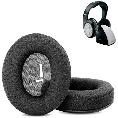 XRHTONG RS100 Ersatz-Ohrpolster für Sennheiser RS100 RS110 RS115 RS116 RS117 RS119 II RS120 RS135 Kopfhörer, atmungsaktive Mesh-Gewebe-Ohrpolster