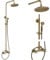 Bathfinesse Bathroom Outdoor Shower Fixture System Antique Brass