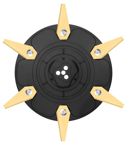 FourShow [AUFRÜSTUNG] Messerteller + 6 Stück Klingen Kompatibel mit Bosch Indego XS300 S350 S400 S500 M700 S+350 S+400 S+500 M+700 Mähroboter Messerscheibe