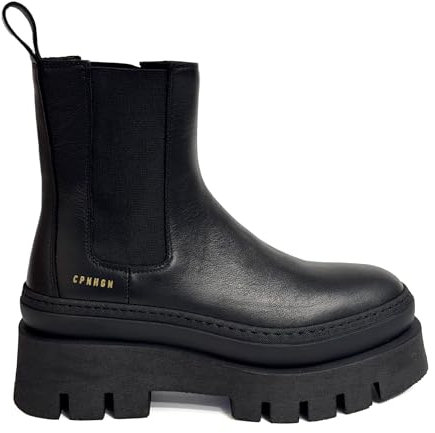 Copenhagen Stiefelette CPH686 Leder - Schwarz, Schwarz , 40 EU