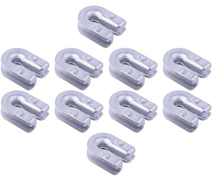 LAERNPU 10 Piezas de Ojales de Nailon for Cabezal de desbrozadora Husqvarna T35, T25, T35X, repuestos for Cabezal de desbrozadora.