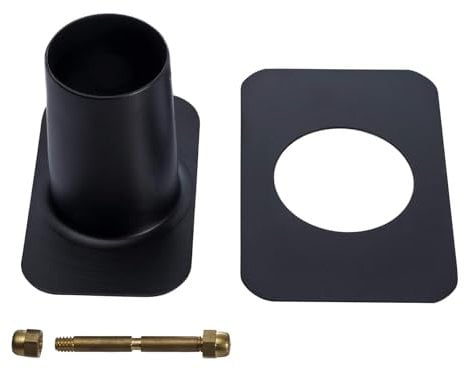 GMBYLBY Rain Chain Gutter Adapter Black Stainless Steel Texture Gutter Chain Downspout Rain Chain Integration For Outdoor