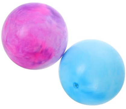 VICASKY 30cm Wolkendesign PVC Gymnastikball für Pilates Yoga Fitnessübungen Schwangere Frauen Jungen und Mädchen Tragbares Design Aufblasbar 2 Stück
