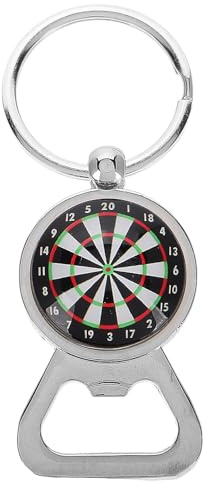 Dartboard Design Metal Keychain Creative Keyring for Car Bag Charm, Reliable and Stylish Accessory for Everyday Use